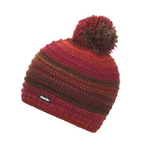 eisb-r-mikata-pompon-strickm-tze-rot-mit-fleece image 5