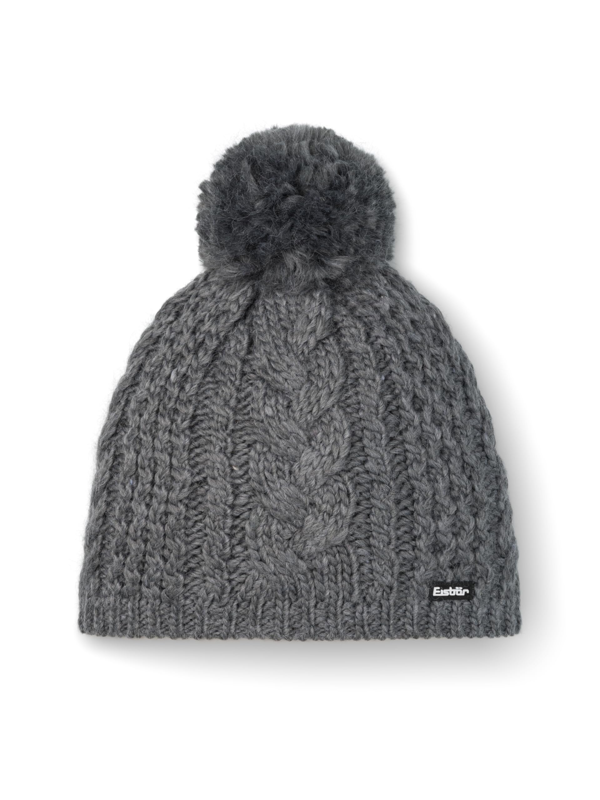 eisb-r-afra-pompon-m-tze-beige-merino-zopfmuster-damen image 5