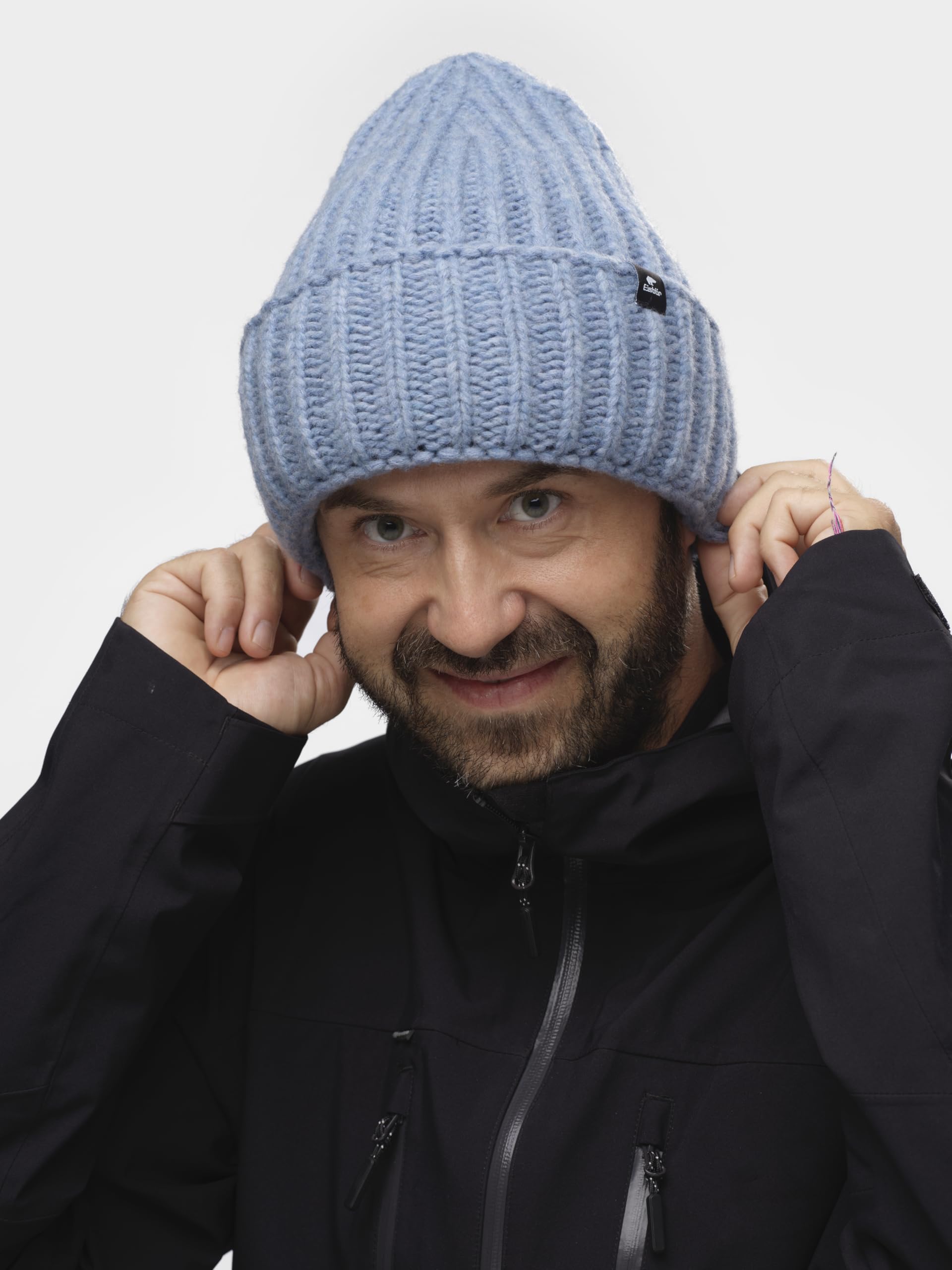 eisb-r-alba-leia-oversized-merino-m-tze-blau-damen image 5