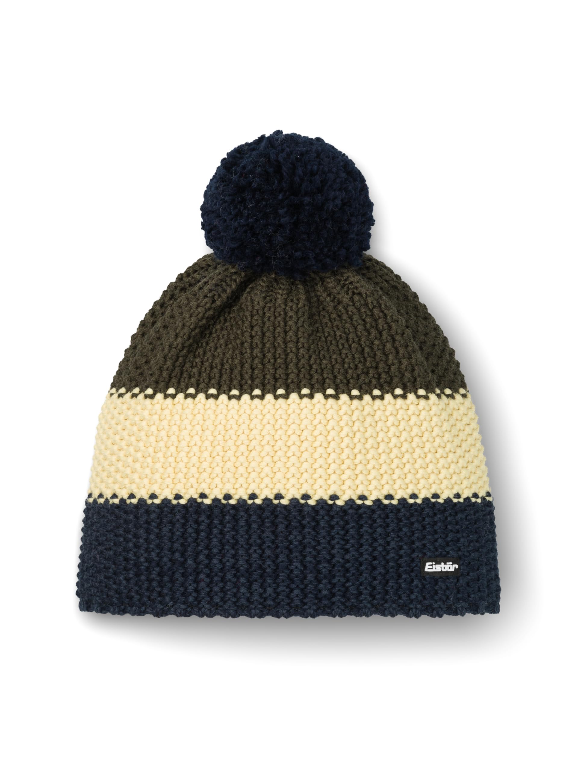 eisb-r-star-m-tze-merino-pompon-orange-blau-schwarz-unisex image 5