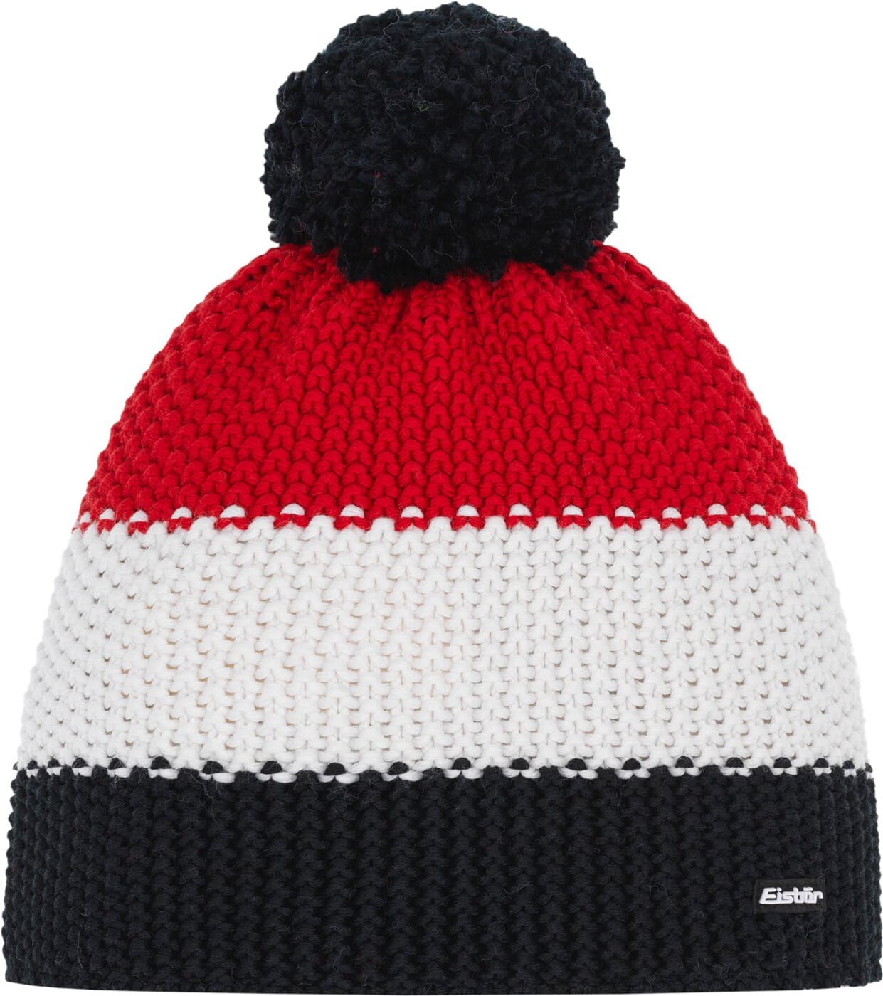 eisb-r-star-m-tze-merino-pompon-orange-blau-schwarz-unisex image 4