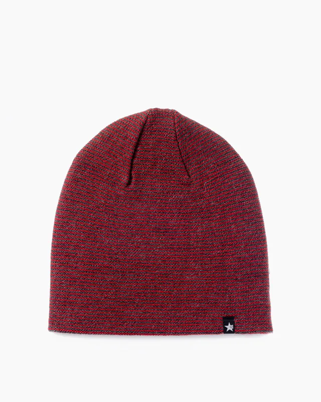esperando-linea-beanie-anthracite-red-m-tze-merinomix image 1