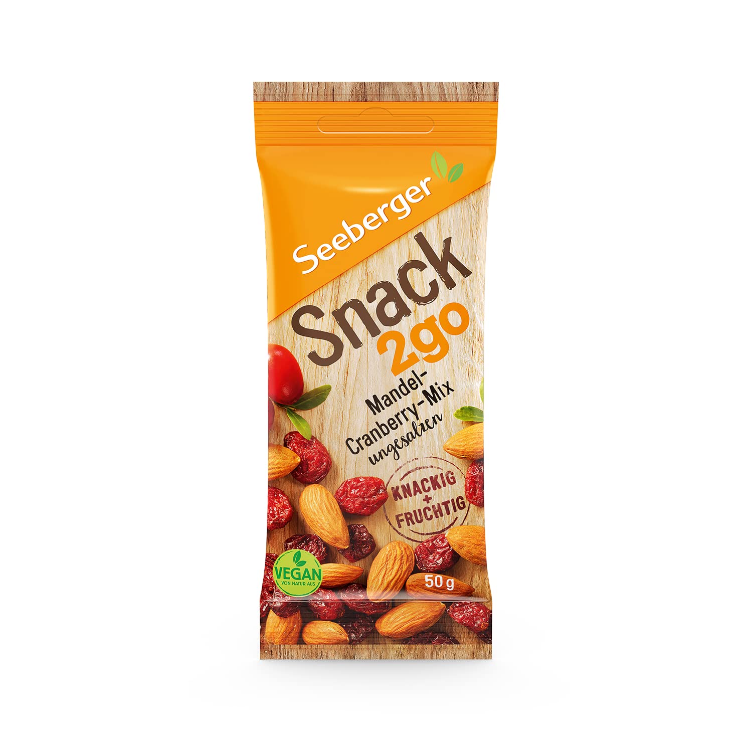 seeberger-snack2go-mandel-cranberry-mix-12x50-g-vegan image 1