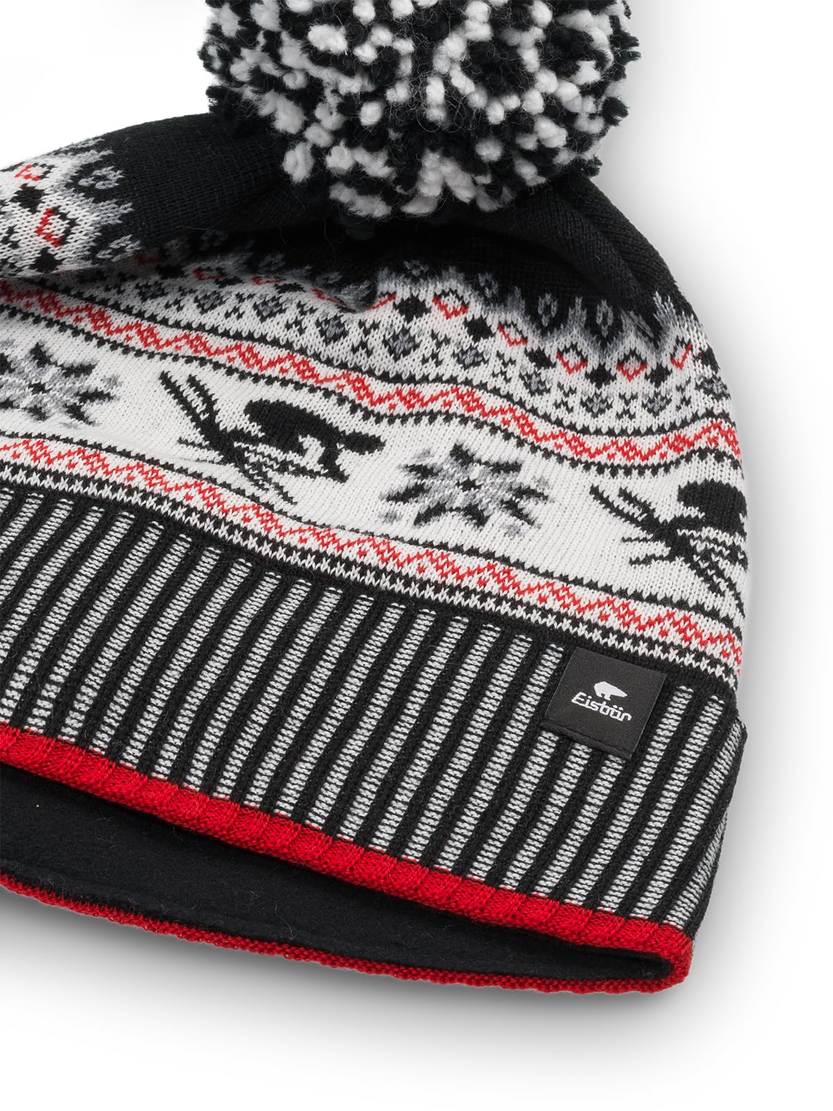 eisb-r-star-pompon-merino-winterm-tze-mit-fleece image 2
