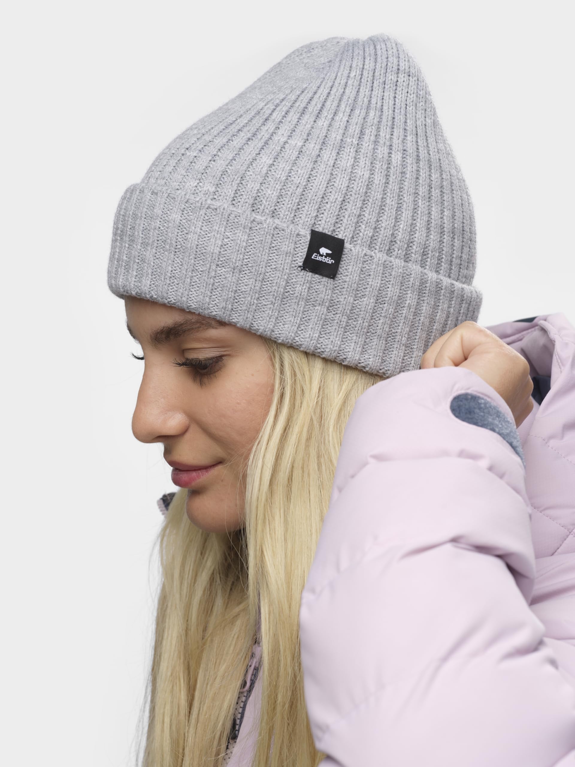 eisb-r-ripp-2-0-grau-beanie-m-tze-mit-umschlag image 4
