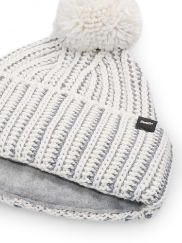 eisb-r-ronda-pompon-m-tze-herren-wei-grau-mit-fleece image 4