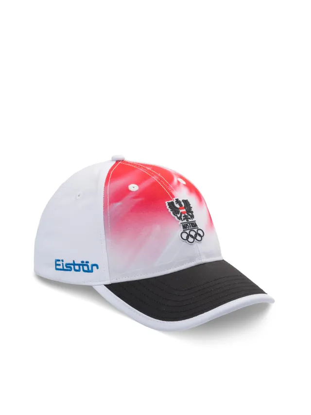 eisb-r-vega-val-di-fiemme-cap-rot-wei-schwarz-verstellbar image 1