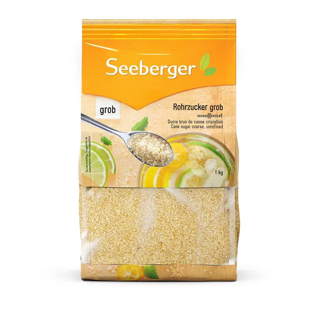 seeberger-rohrzucker-grob-1-kg-unraffiniert-vegan image 1