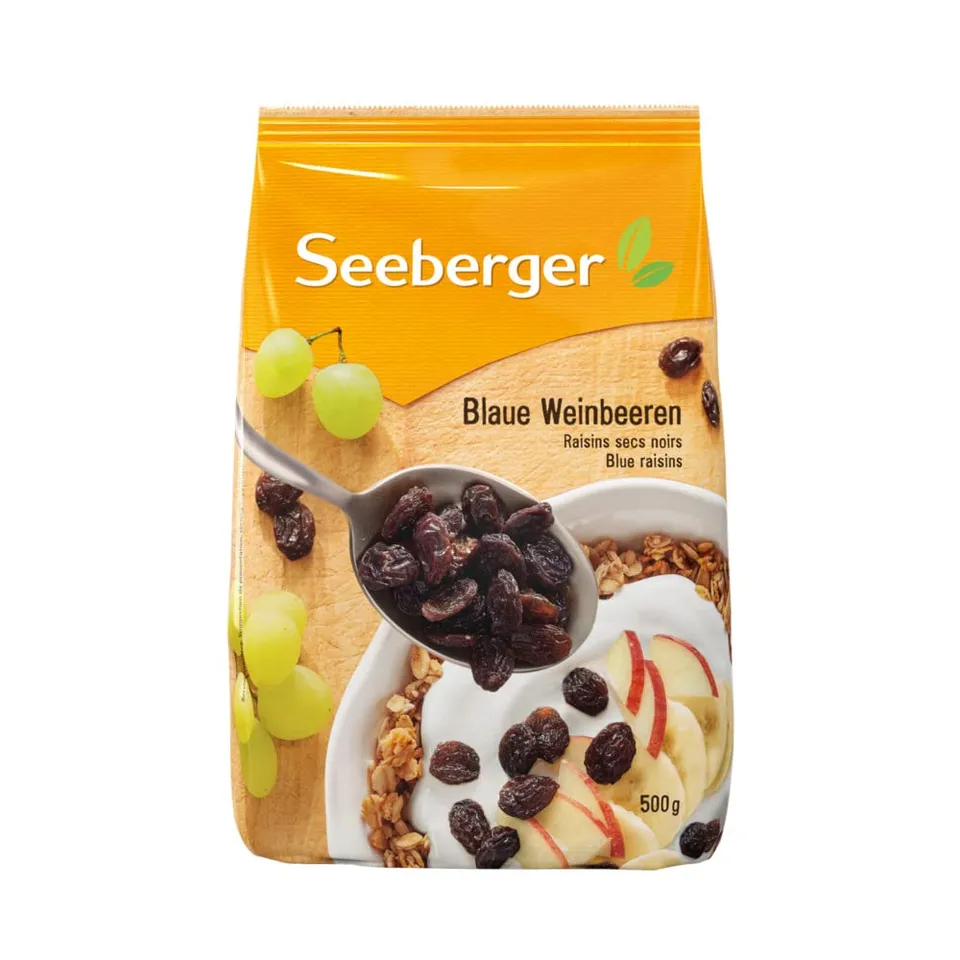seeberger-trockenfr-chte-blaue-weinbeeren-rosinen-8x500g-vegan image 1