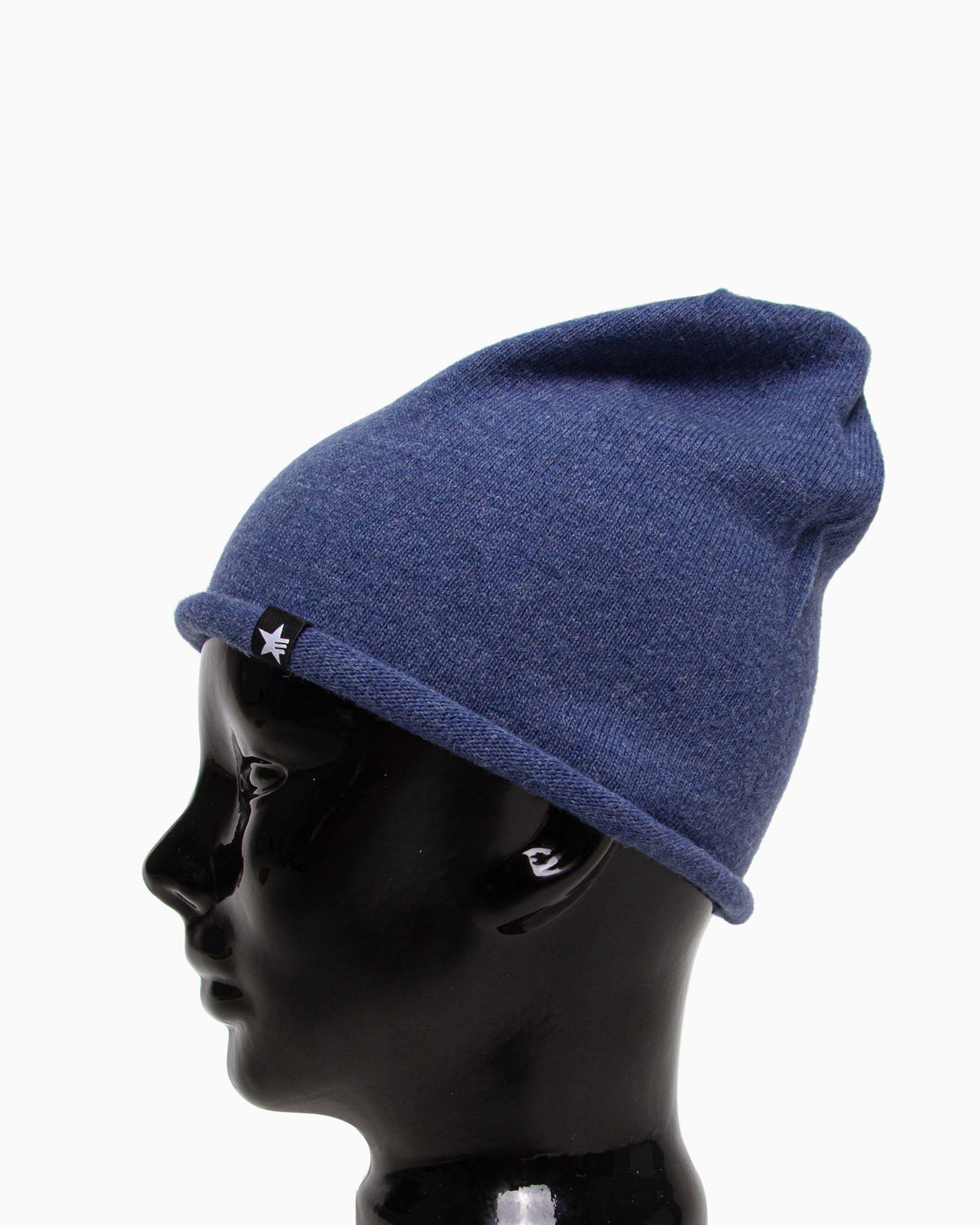 esperando-slap-beanie-blau-lammwolle image 2