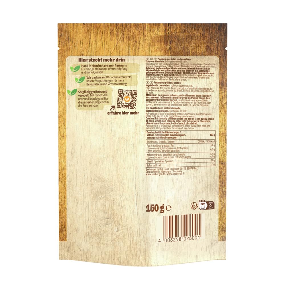 seeberger-n-sse-kerne-salzmandeln-ger-stet-gesalzen-150-g image 2