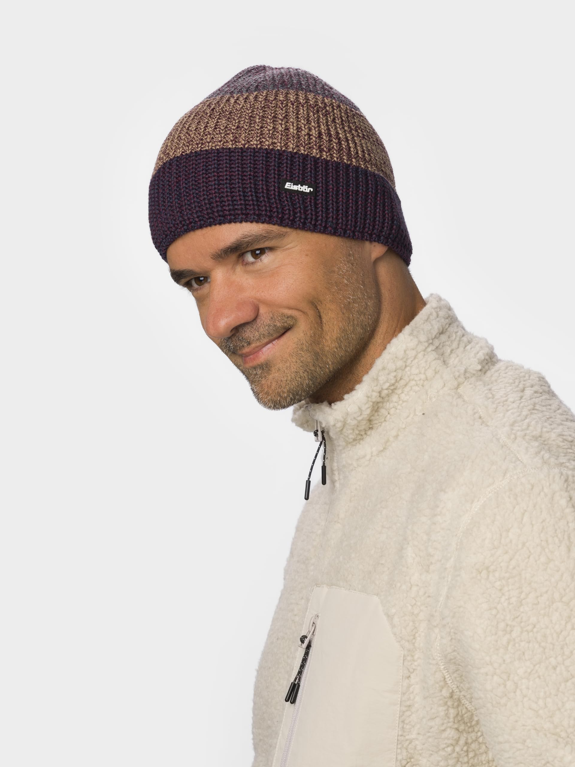 eisb-r-alba-caris-m-tze-merino-gestreift-bommel-rot-unisex image 6