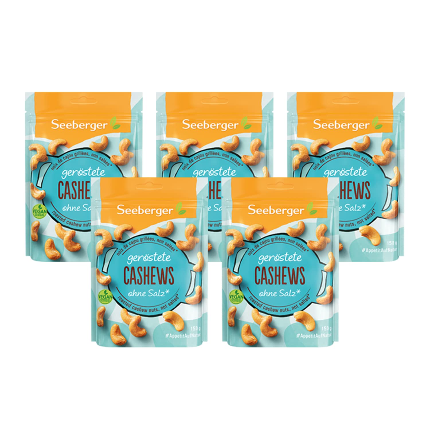 seeberger-cashewkerne-ger-stet-n-sse-5x150-g-vegan image 4