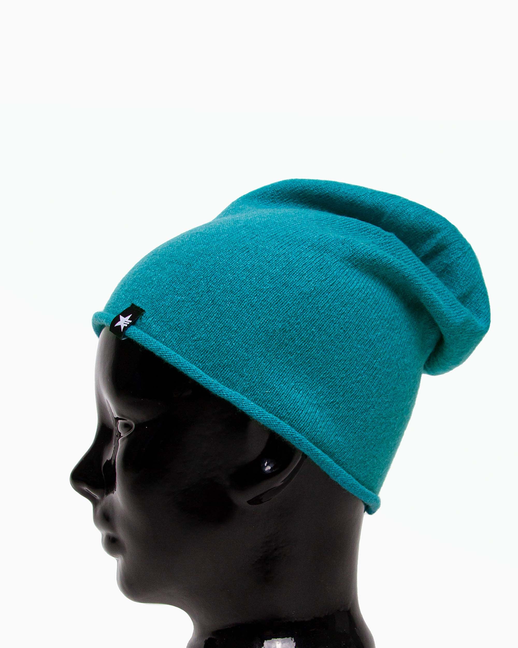esperando-slap-beanie-m-tze-petrol-lammwolle image 2