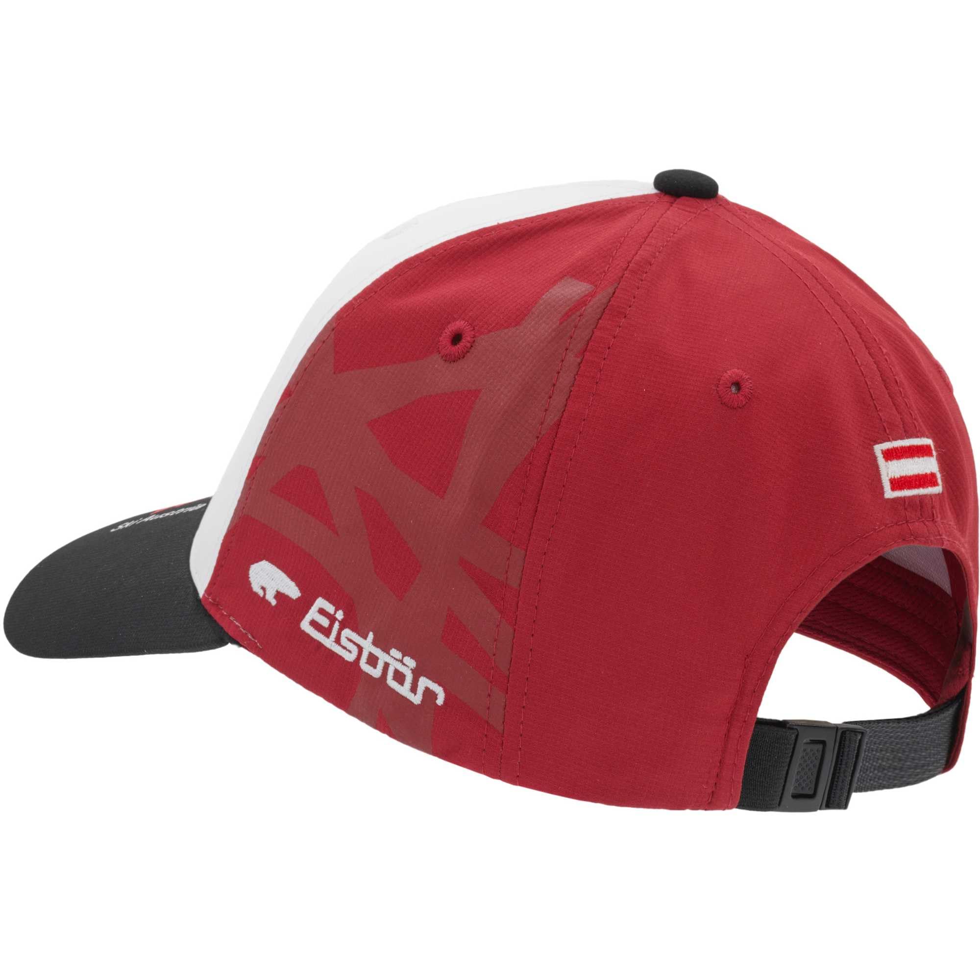 eisb-r-ora-baseball-cap-ska-rot-wei-mit-buckle image 3