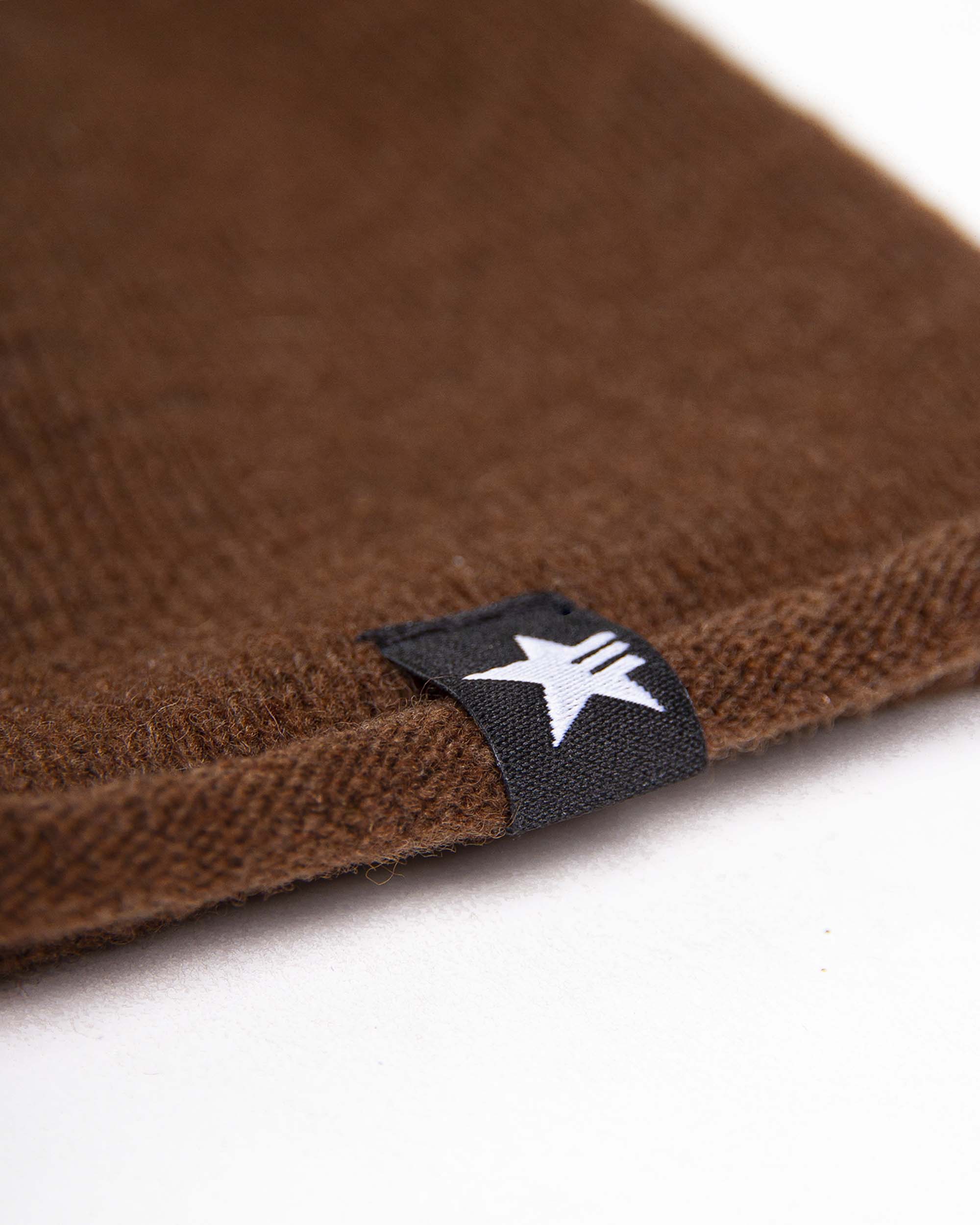 esperando-slap-beanie-dunkelbraun-m-tze-lammwolle image 3