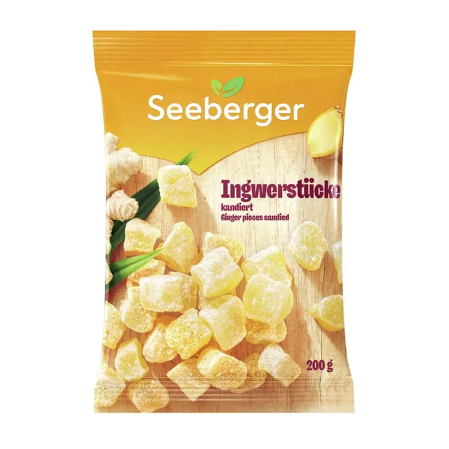 seeberger-trockenfr-chte-ingwerst-cke-kandiert-snack-12x200g-vegan image 1