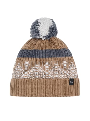 eisb-r-star-norrak-pompon-m-tze-cappuccino-merino-bommelm-tze image 7