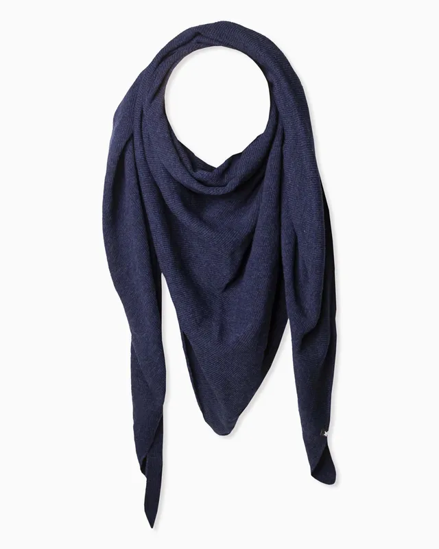 esperando-zoe-triangle-schal-navy-lammwolle-xxl image 1