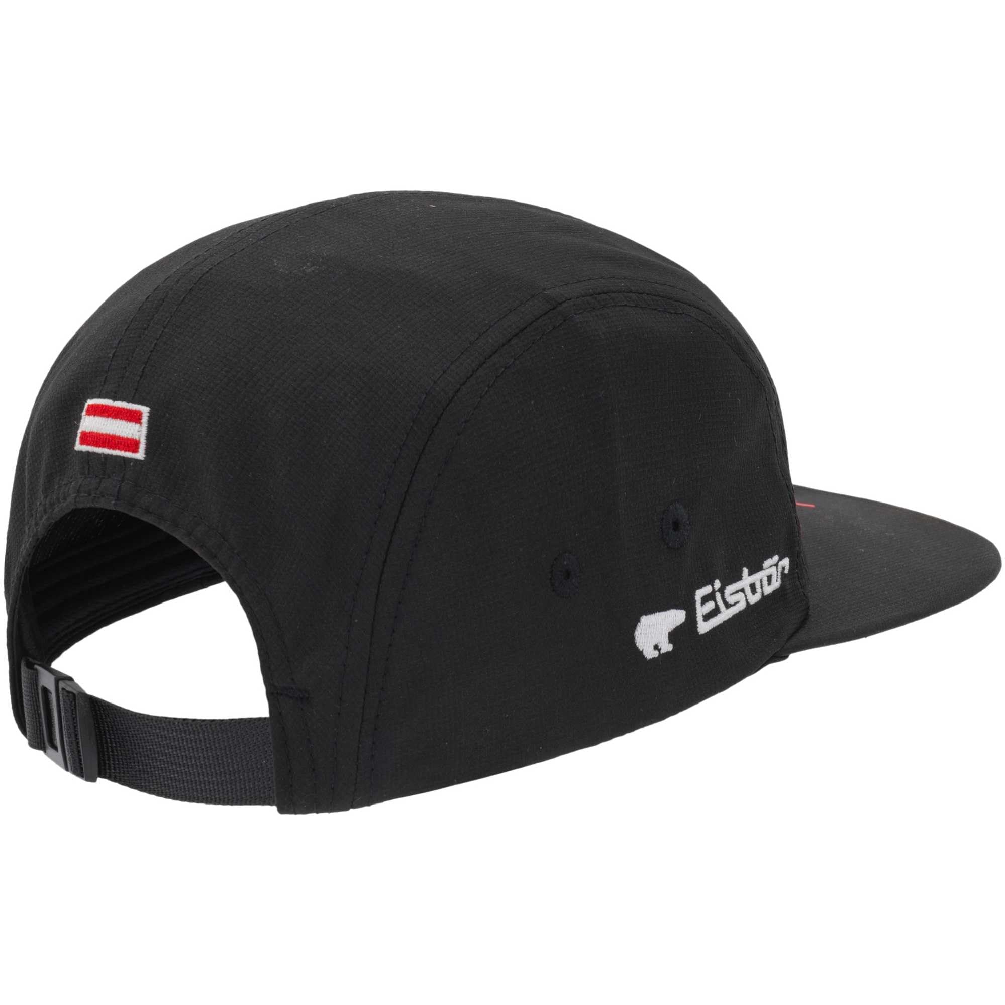 eisb-r-torben-5-panel-cap-ska-schwarz-mit-buckle image 2