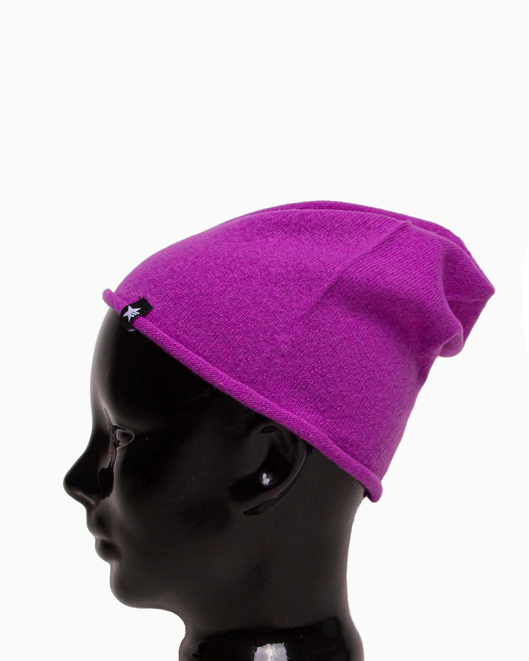 esperando-slap-beanie-m-tze-lila-lammwolle image 2