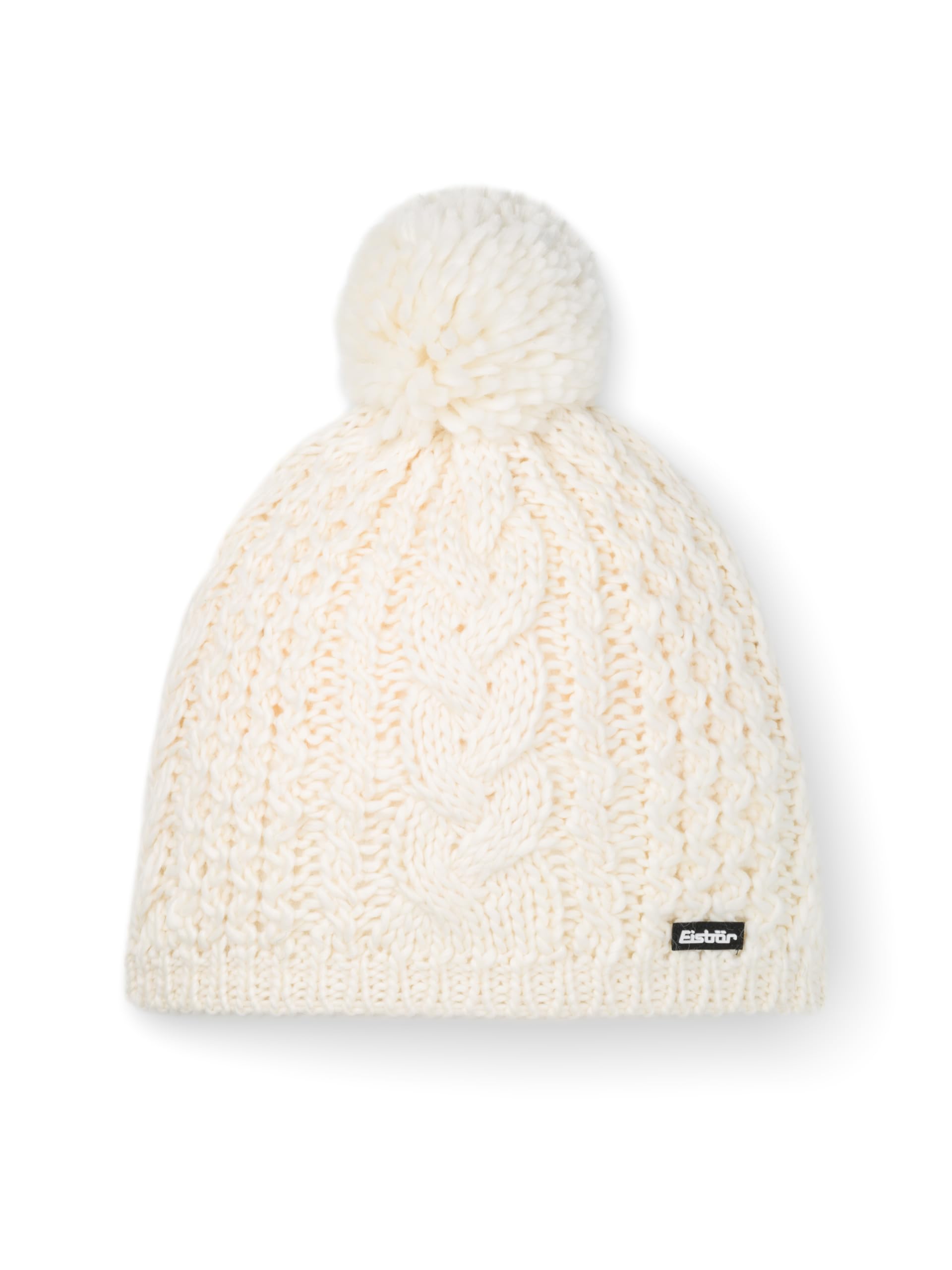 eisb-r-afra-pompon-m-tze-beige-merino-zopfmuster-damen image 8