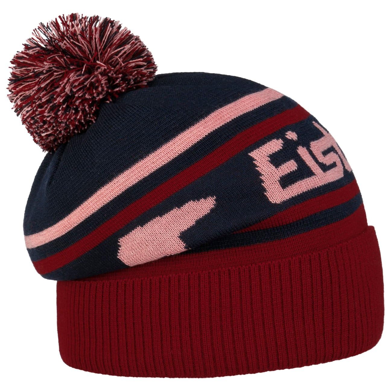 eisb-r-alba-caris-m-tze-merino-gestreift-bommel-rot-unisex image 7