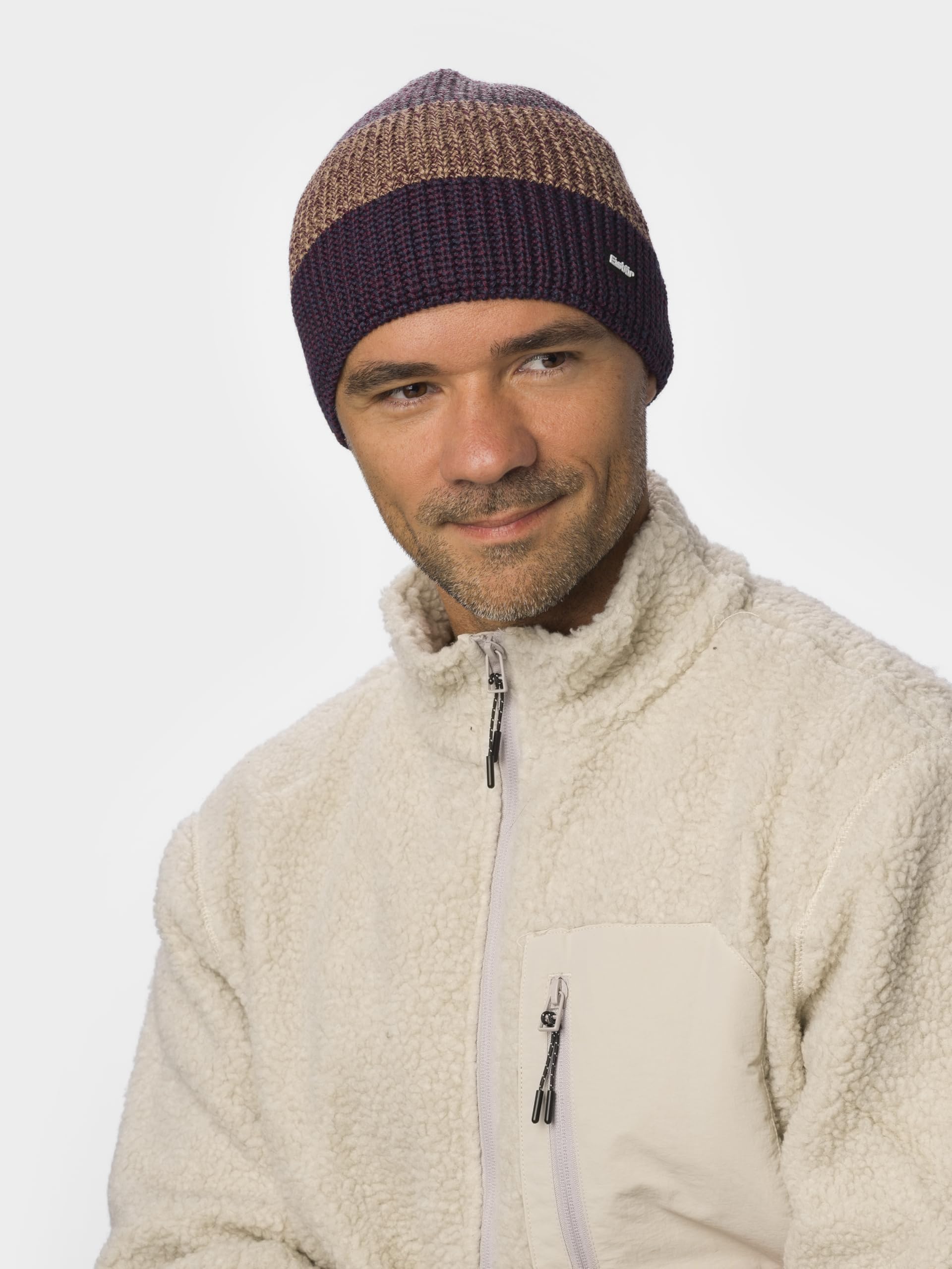 eisb-r-alba-caris-m-tze-merino-gestreift-bommel-rot-unisex image 5