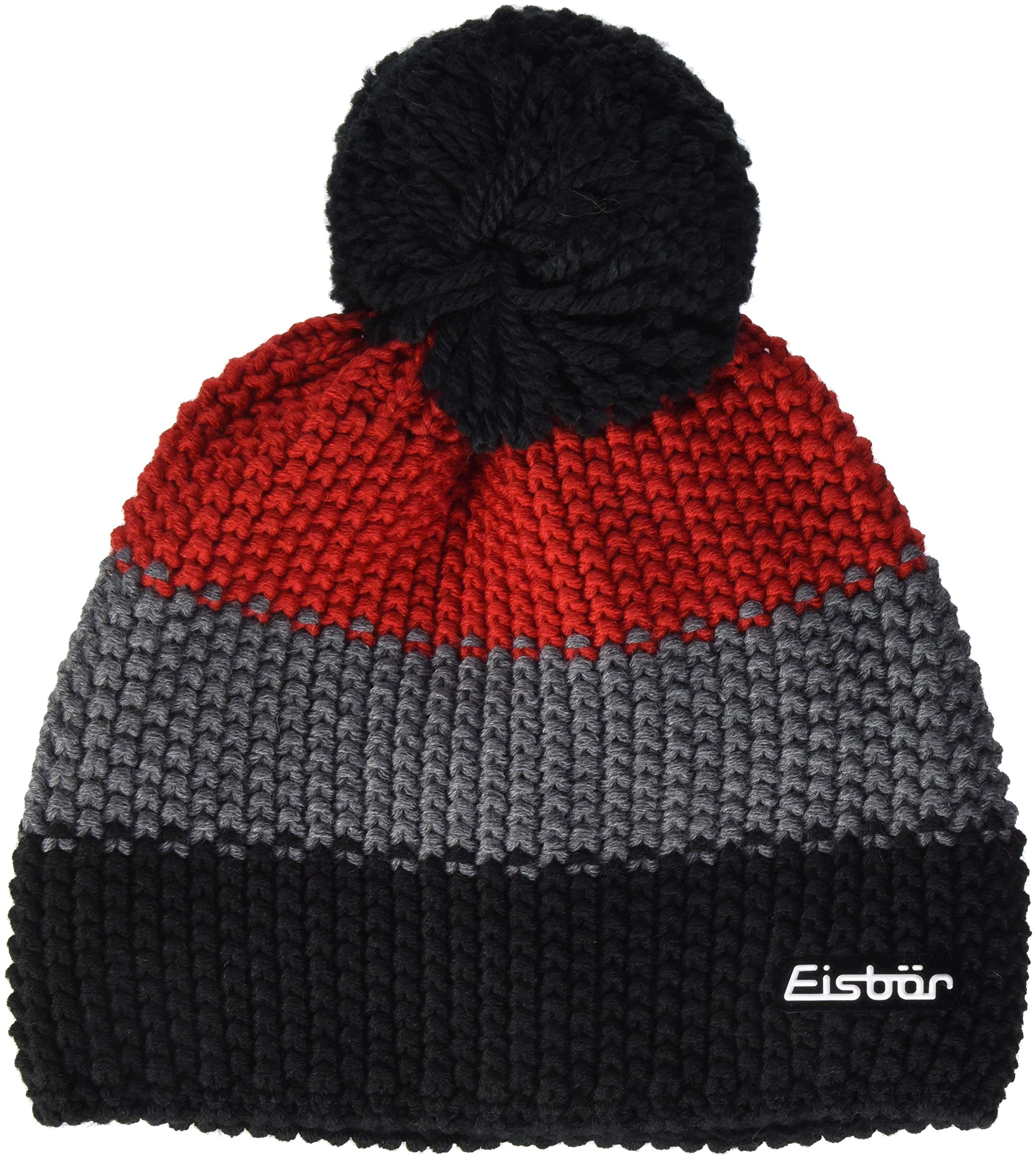 eisb-r-star-pompon-m-tze-grobstrick-blockstreifen image 2
