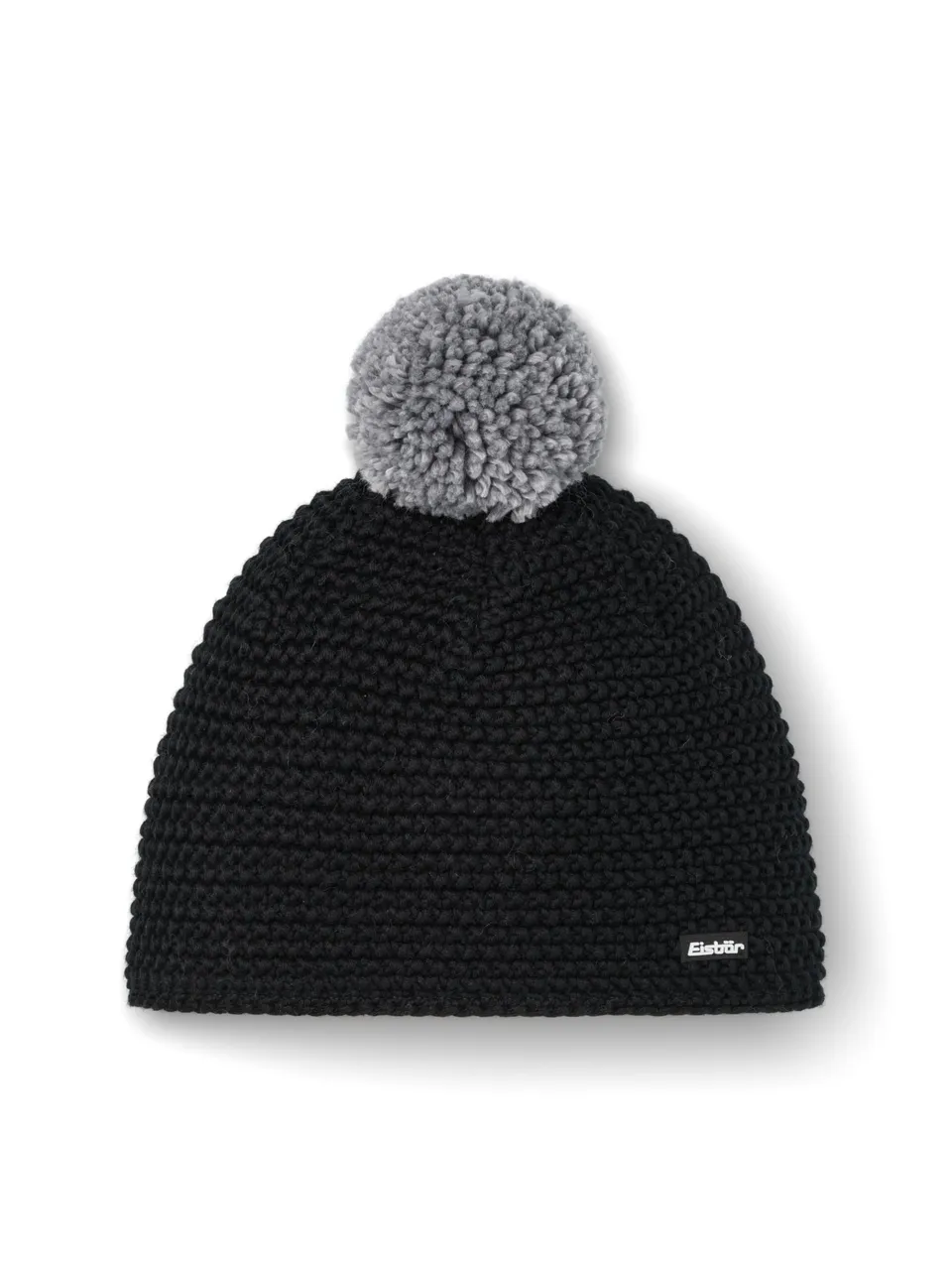 eisb-r-alba-jamie-pompon-strickm-tze-schwarz-unisex image 1