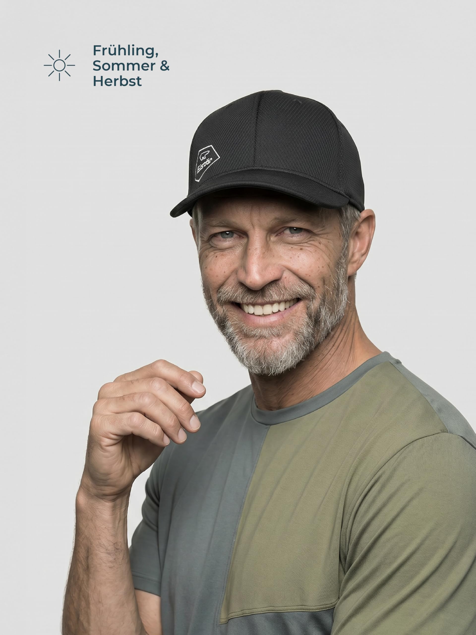 eisb-r-vega-cap-schwarz-outdoor-running-kappe image 4
