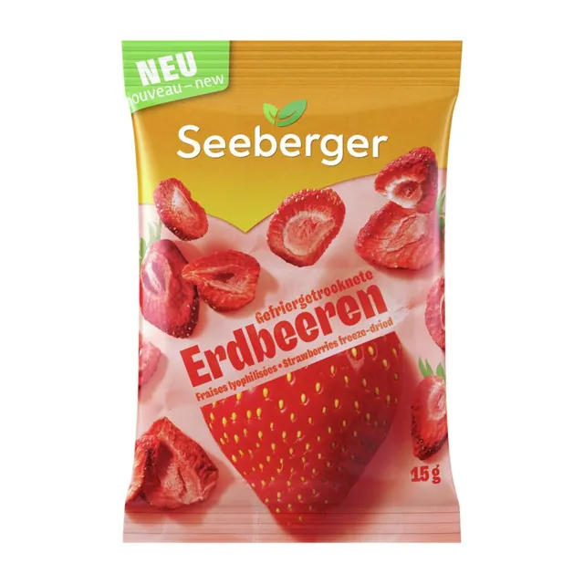 seeberger-erdbeeren-gefriergetrocknet-15-g-ohne-zuckerzusatz image 1