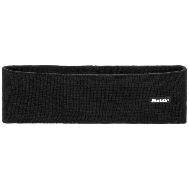 eisb-r-havel-stirnband-schwarz-7-cm-merino-fleece image 1
