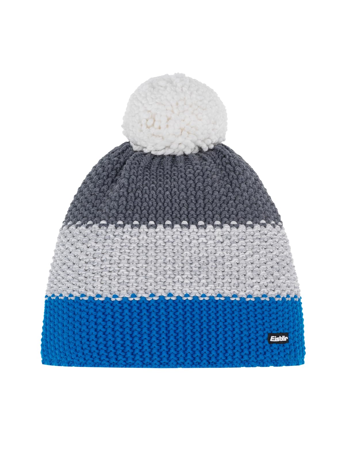 eisb-r-star-m-tze-merino-pompon-orange-blau-schwarz-unisex image 7