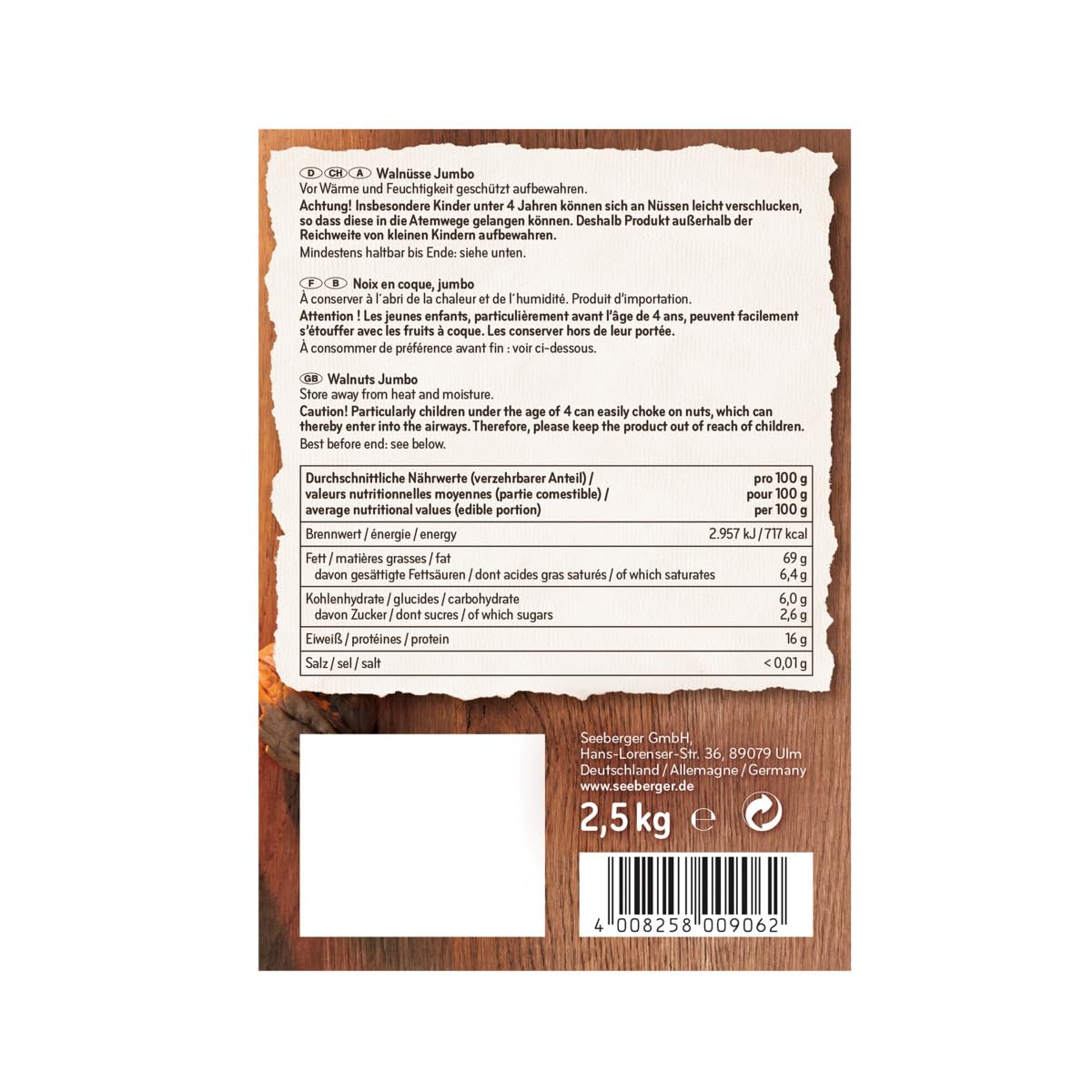 seeberger-n-sse-kerne-waln-sse-jumbo-n-sse-2-5-kg-vegan image 2