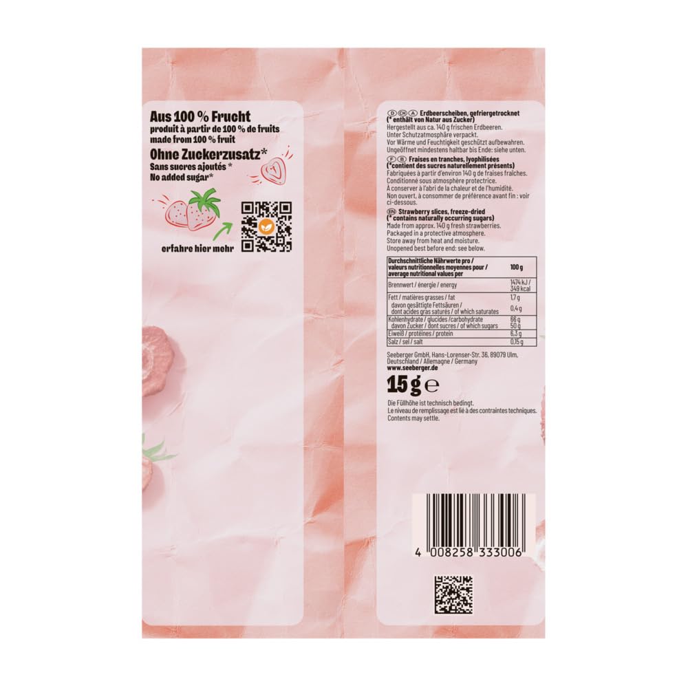 seeberger-erdbeeren-gefriergetrocknet-15-g-ohne-zuckerzusatz image 2