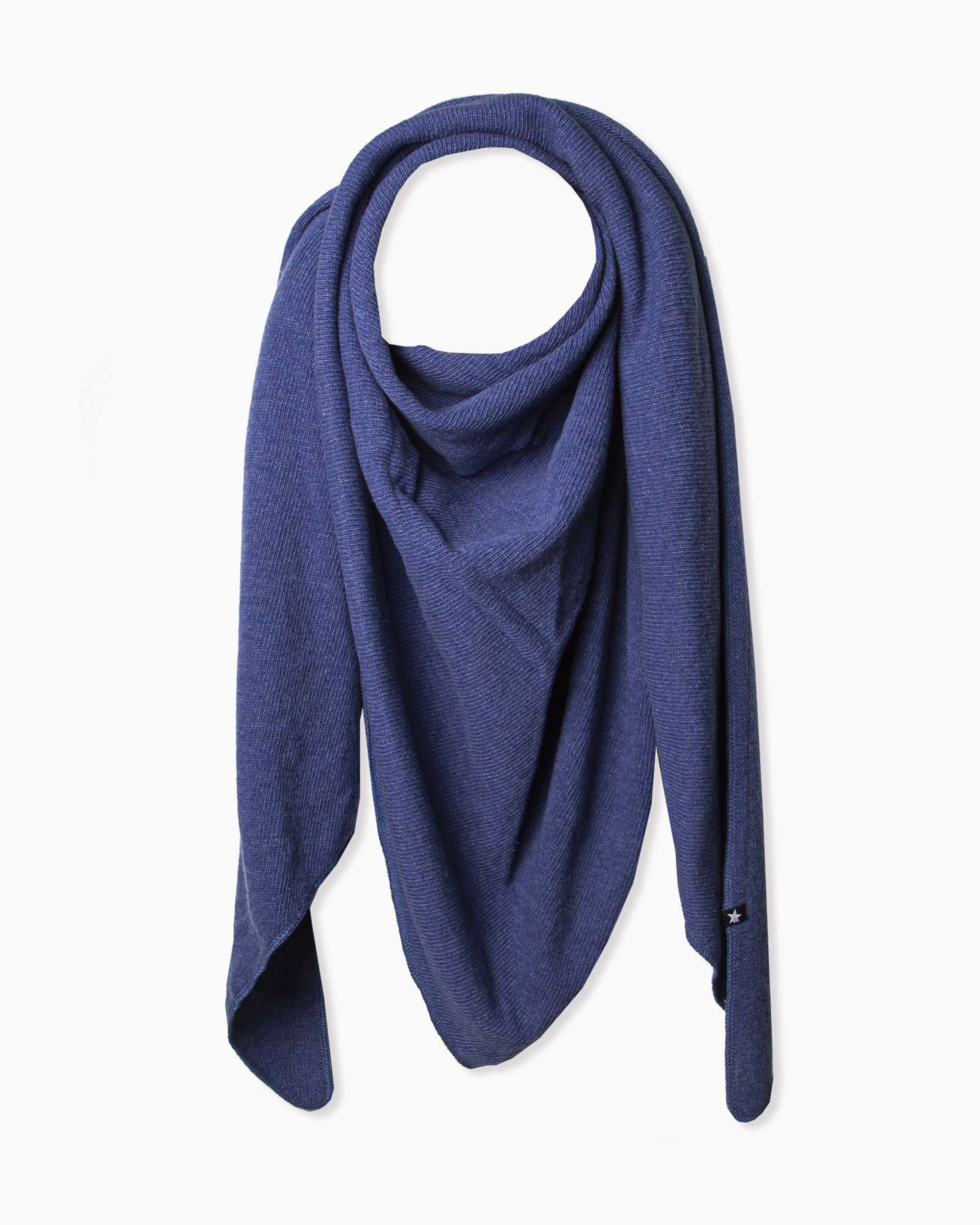 esperando-zoe-triangle-schal-blau-lammwolle-240cm image 1