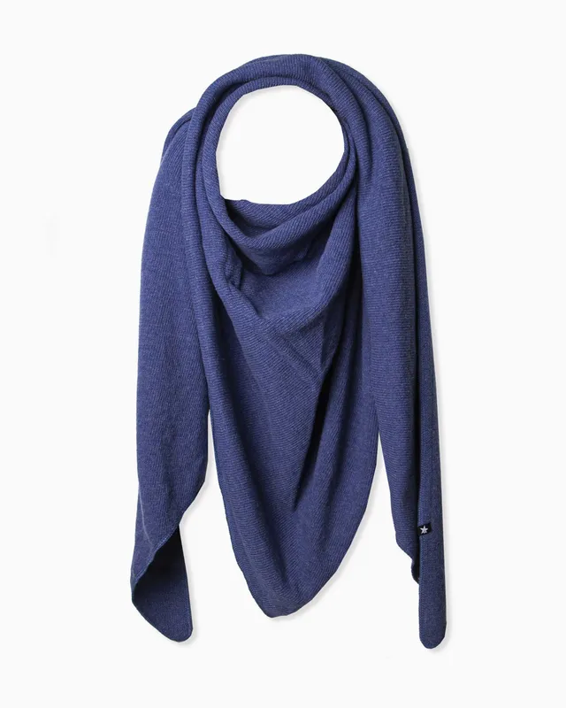 esperando-zoe-triangle-schal-blau-lammwolle-240cm image 1