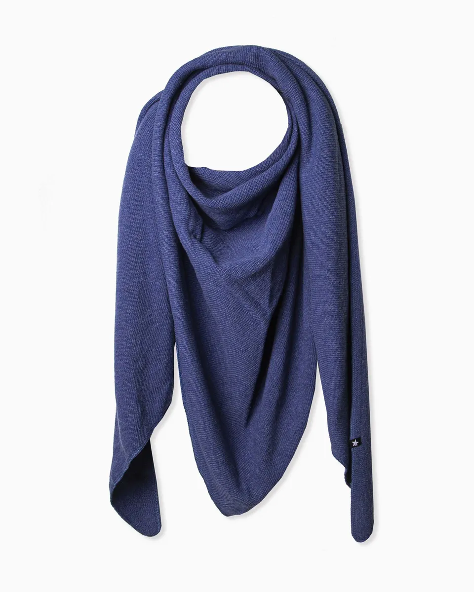 esperando-zoe-triangle-schal-blau-lammwolle-240cm image 1
