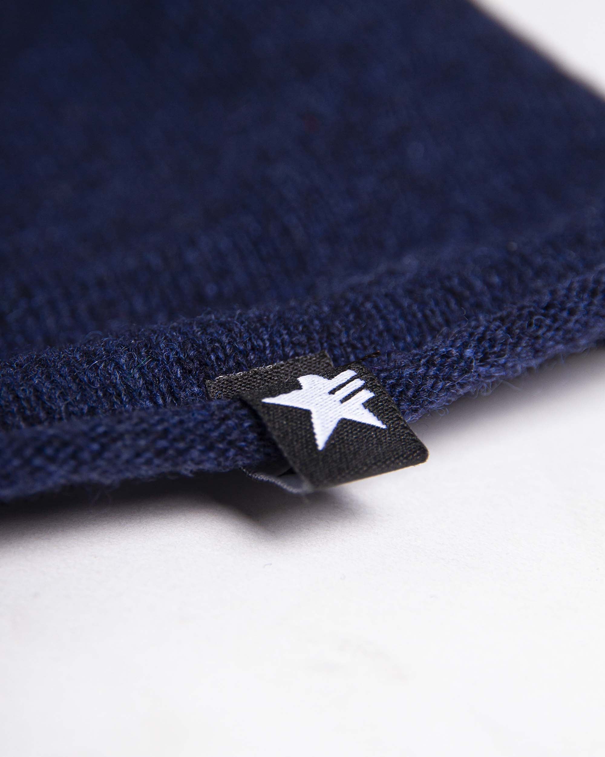 esperando-slap-beanie-m-tze-navy-lammwolle image 3