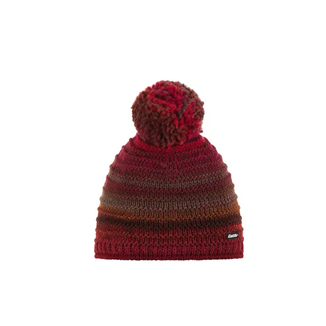eisb-r-mikata-pompon-strickm-tze-rot-mit-fleece image 1