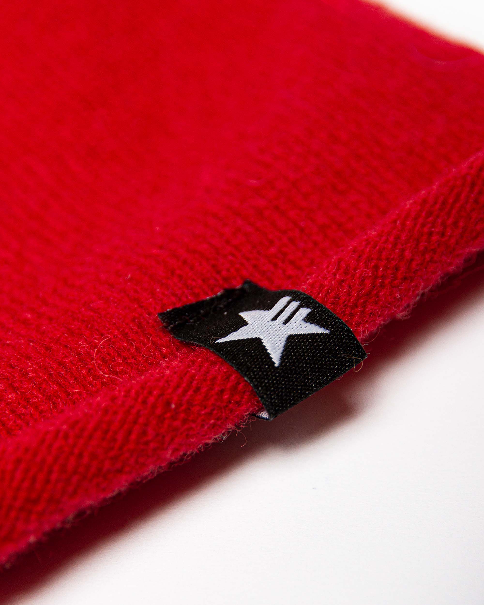 esperando-slap-beanie-m-tze-rot-d-nn-lammwolle image 3