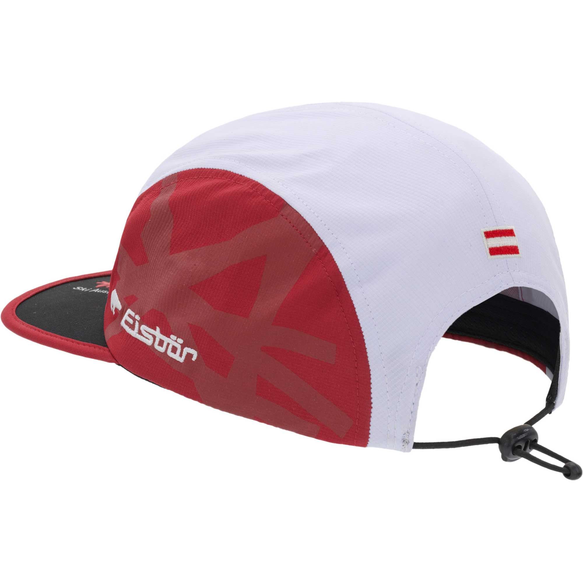 eisb-r-jan-5-panel-cap-ska-wei-schwarz-rot-bungee image 3