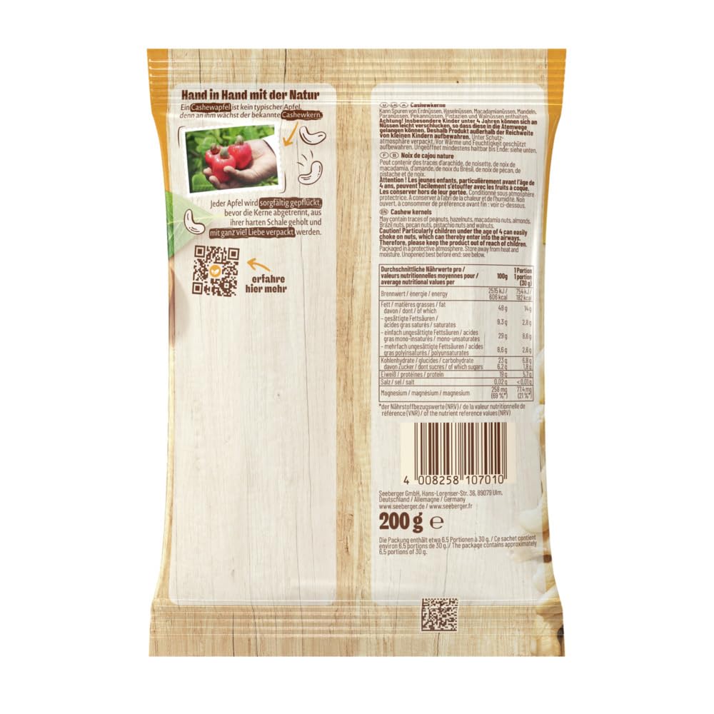 seeberger-n-sse-kerne-cashewkerne-n-sse-200-g-naturbelassen image 2