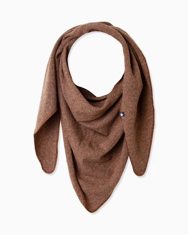 esperando-maya-triangle-schal-braun-lammwolle-180-cm image 1