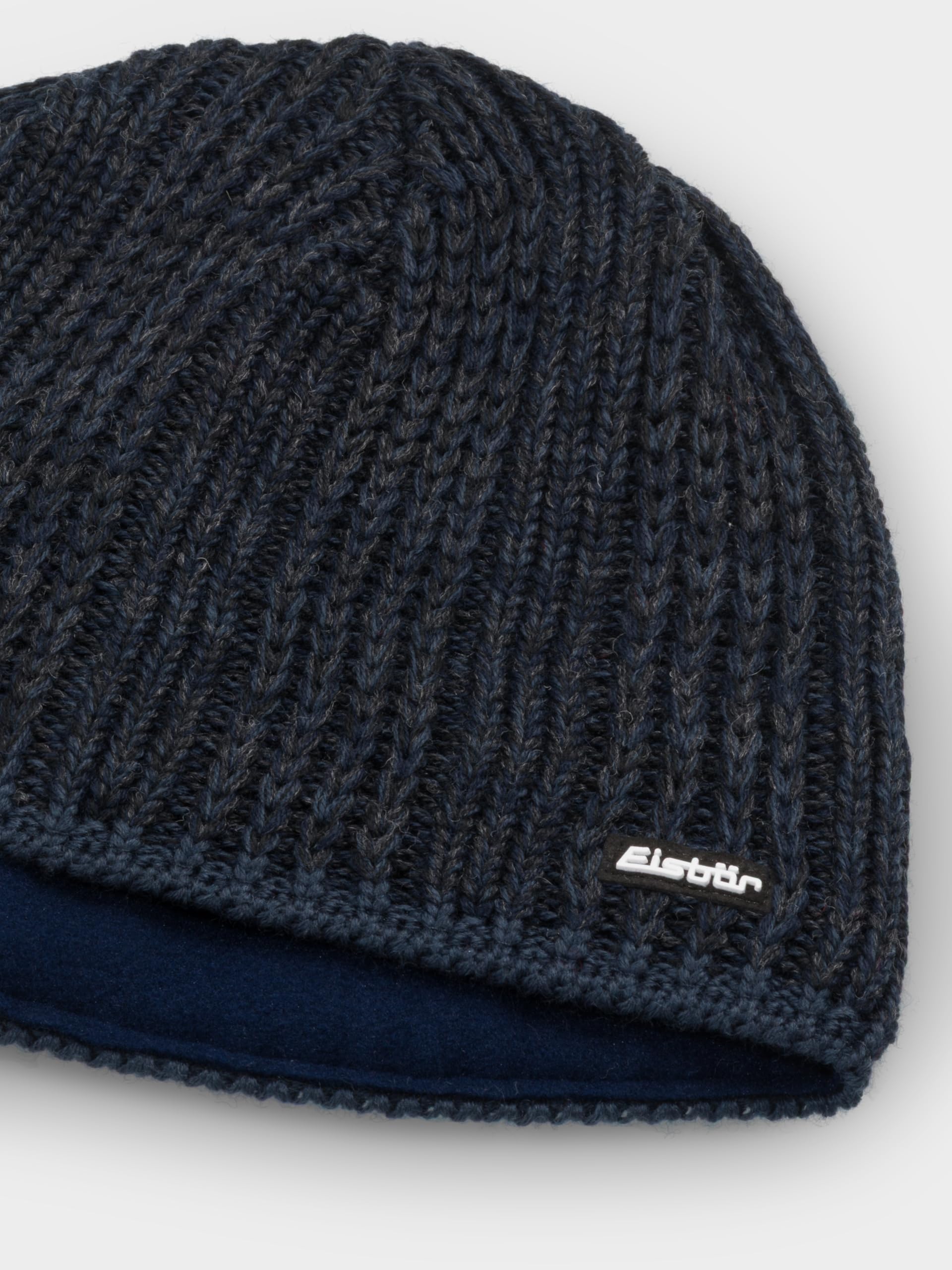 eisb-r-star-rene-beanie-strickm-tze-blau-mit-fleecefutter image 2