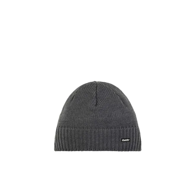 eisb-r-trop-m-tze-grau-einfarbig-klassische-beanie-xl image 1