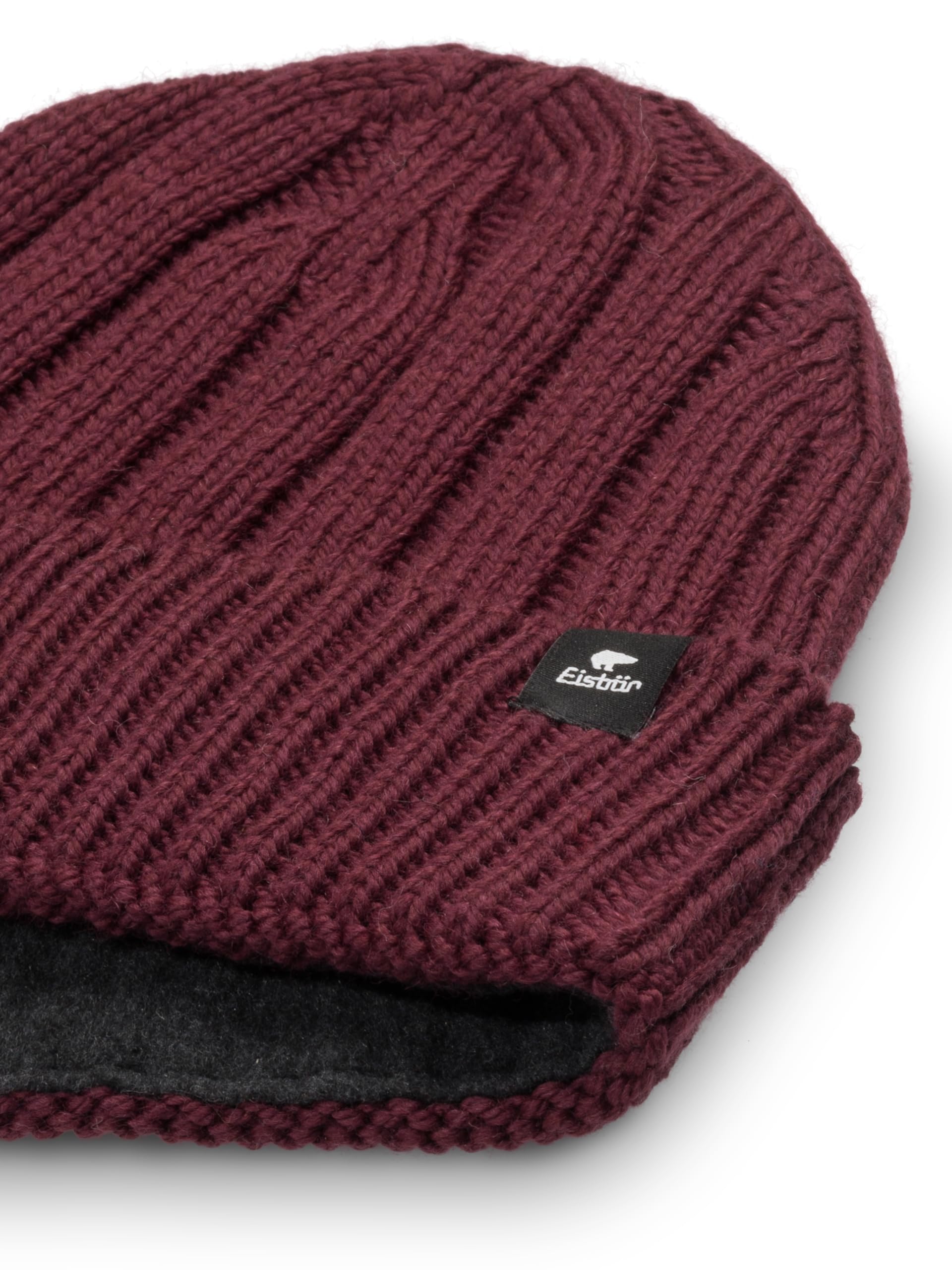 eisb-r-alba-ayo-m-tze-rot-herren-merino-fisherman-beanie image 2