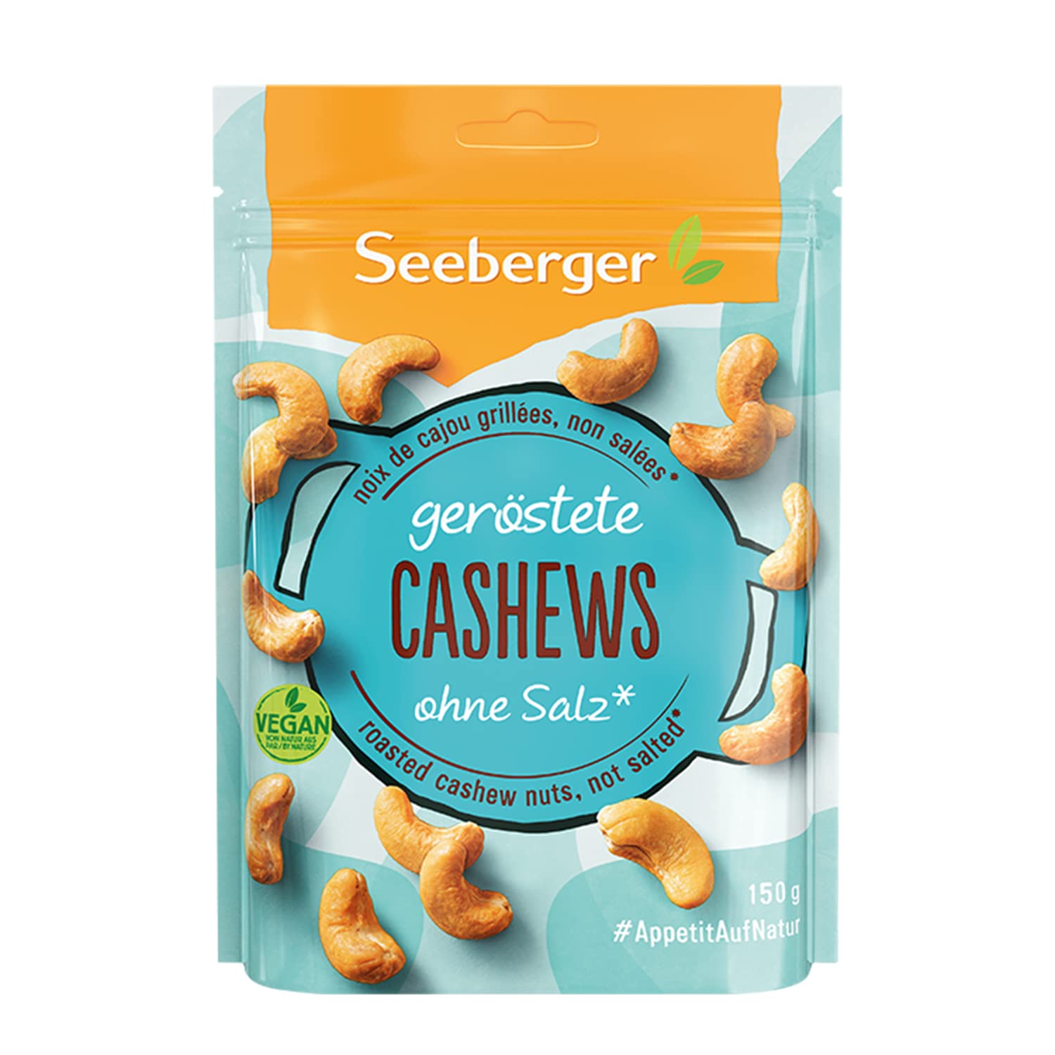 seeberger-n-sse-kerne-cashewkerne-ger-stet-150g-vegan image 1